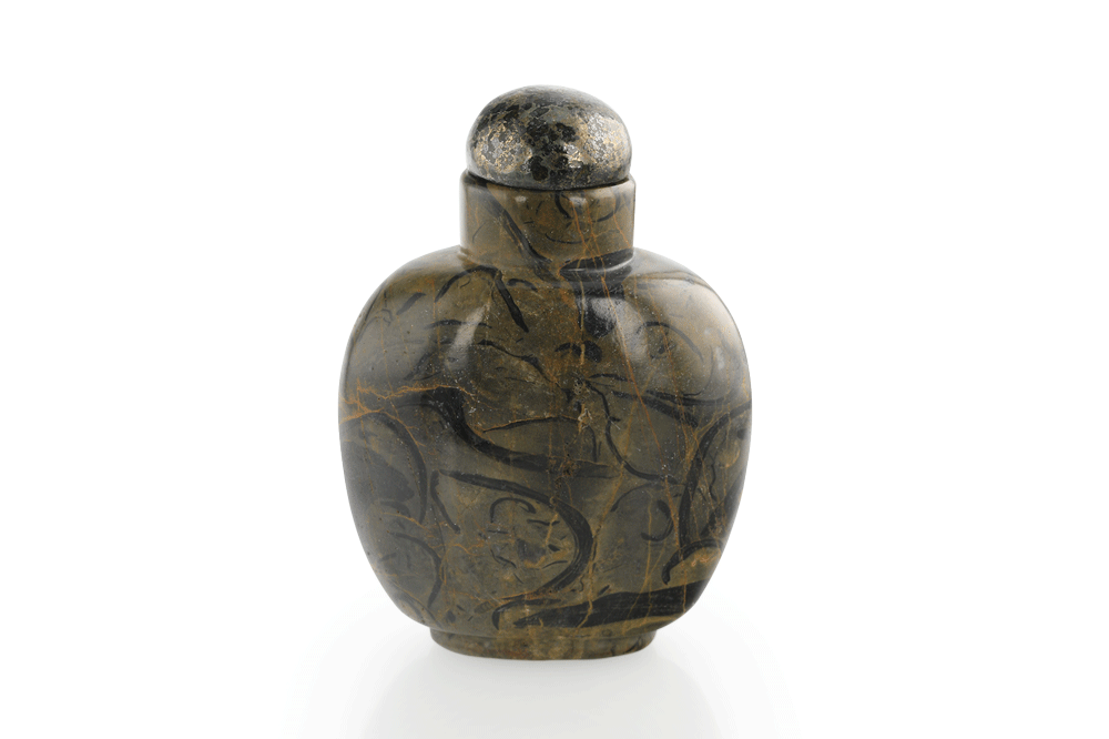 Agate Brown Snuff Bottle