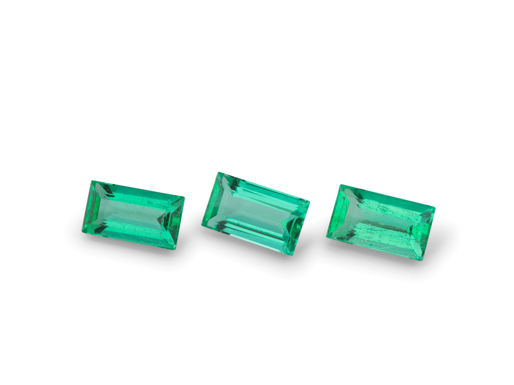 Emerald 4.2x2.3mm +/- Baguette 