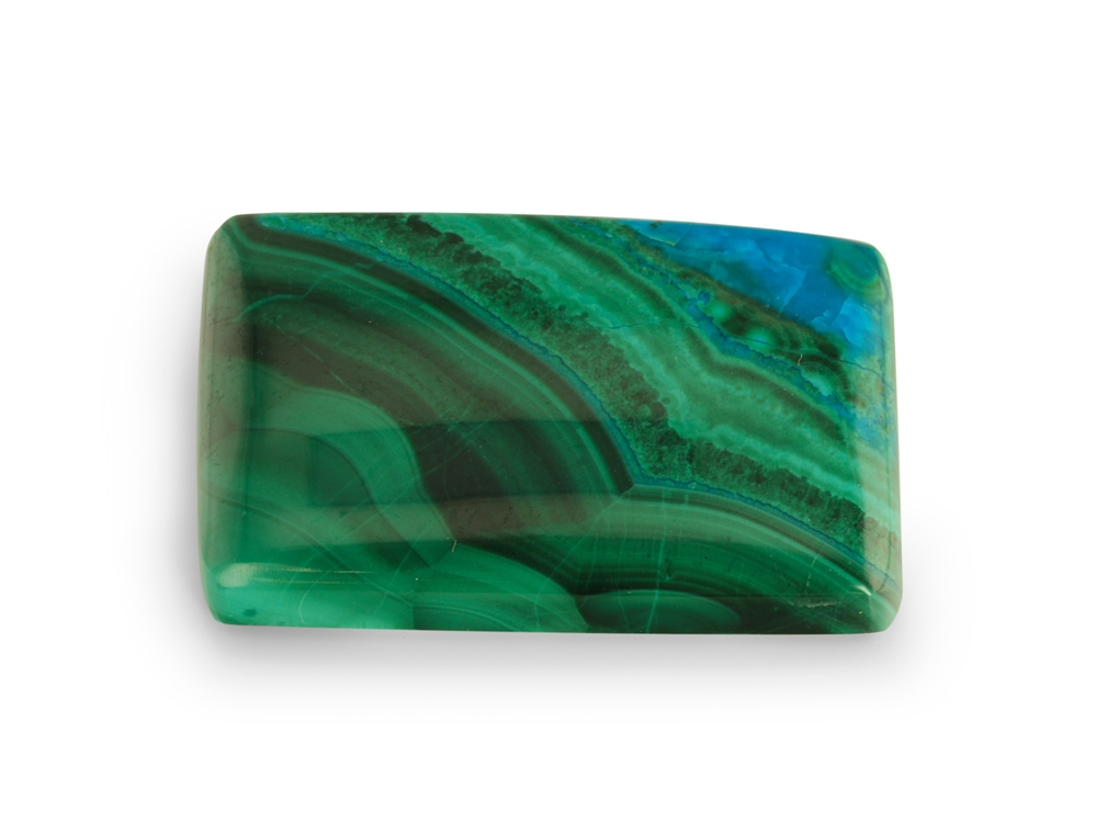 [ORNX3160] Ray Chrysocolla 25x16mm Rectangle 