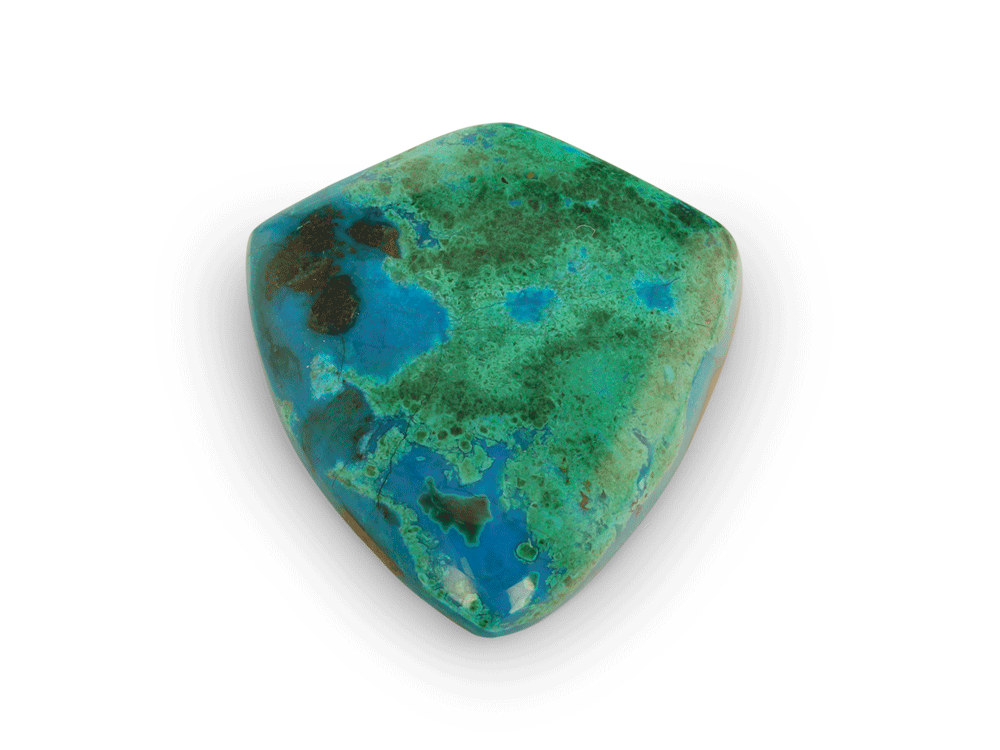 Ray Chrysocolla 28x26mm Shield 