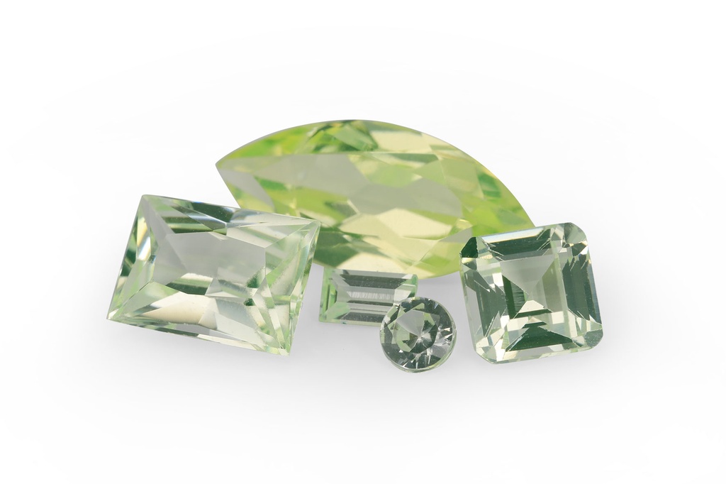 Synthetic/Lab Grown Spinel 24.7x6.2mm Shallow Marquise Light Green