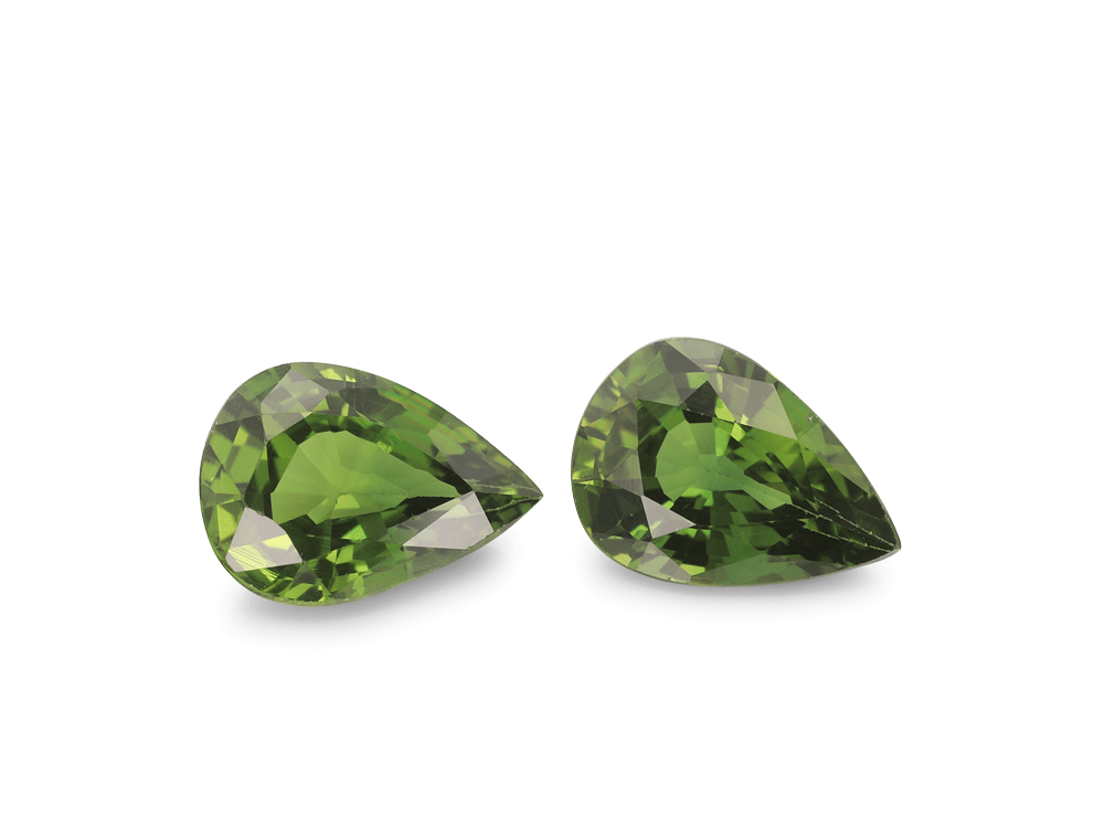 Sapphire Green 7x5mm Pear Shape 