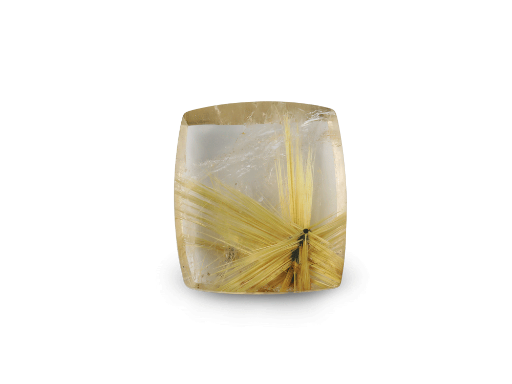 [QZX3048] Star Rutile Quartz 21x18mm Rectangular