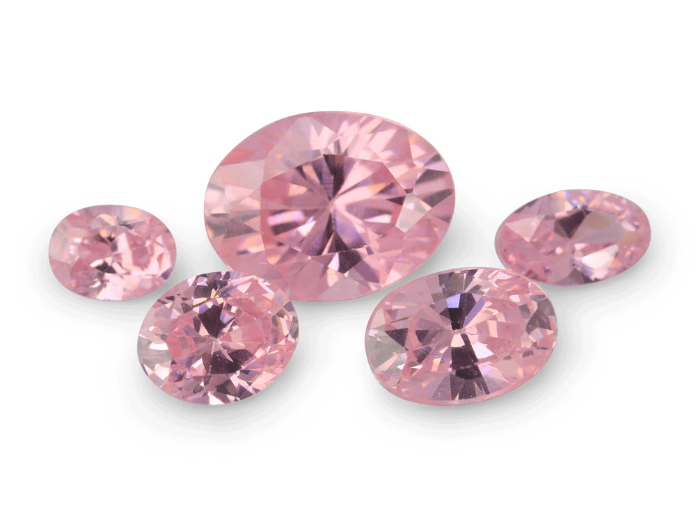 Cubic Zirconia Oval Pink