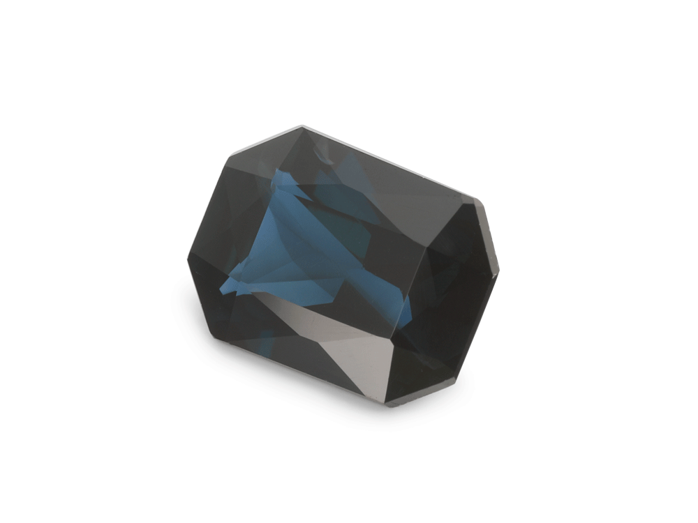 Australian Sapphire 6.7x5mm Radiant Cut Dark Blue