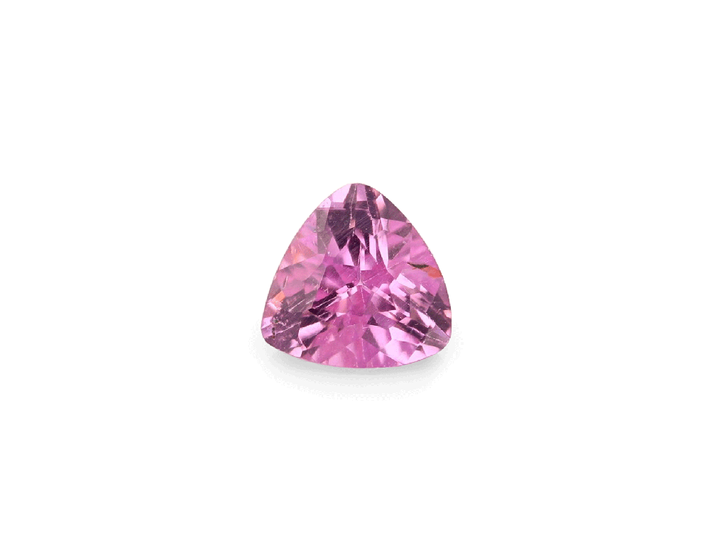 Pink Sapphire 3.5-4mm Trilliant. Mid Pink 