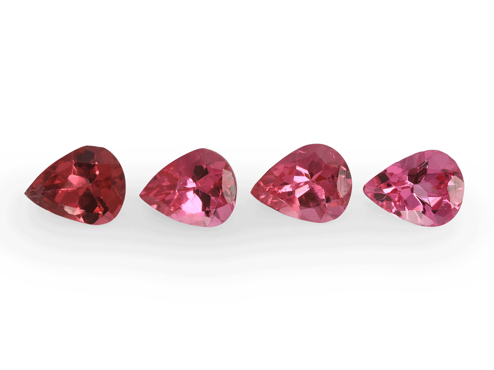 Pink Spinel 5x4mm Pear Shape