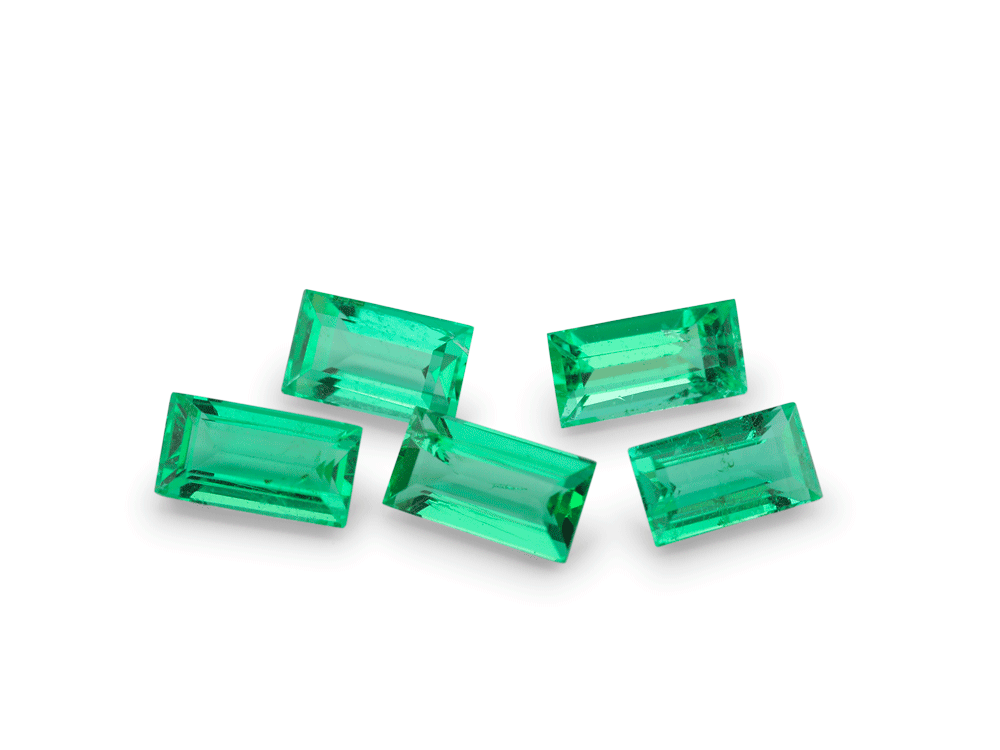EB0402B - Emerald Zambian 4x2mm +/- Baguette 