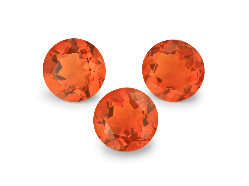 MFR08 - Mexican Fire Opal 8mm Round 