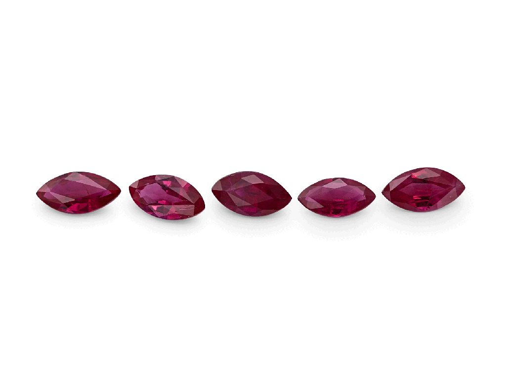 Ruby Red 4x2mm Marquise