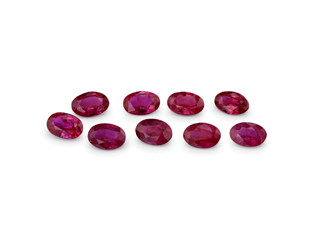 Ruby Red 3x2mm Oval