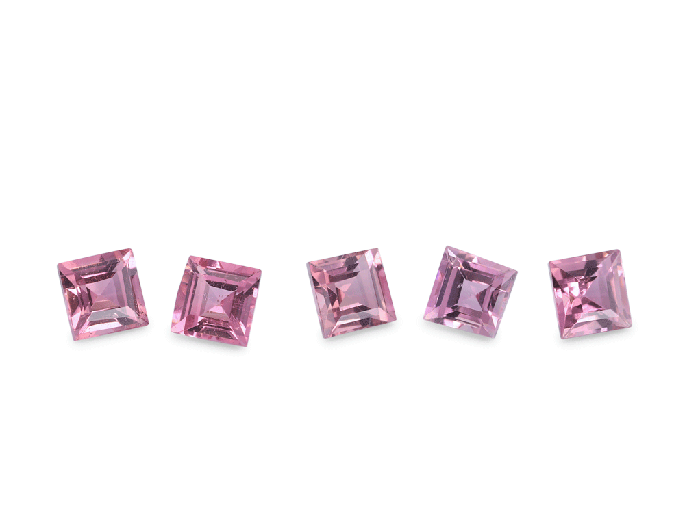 [UPQS0275] Pink Tourmaline 2.75mm Carre Cut