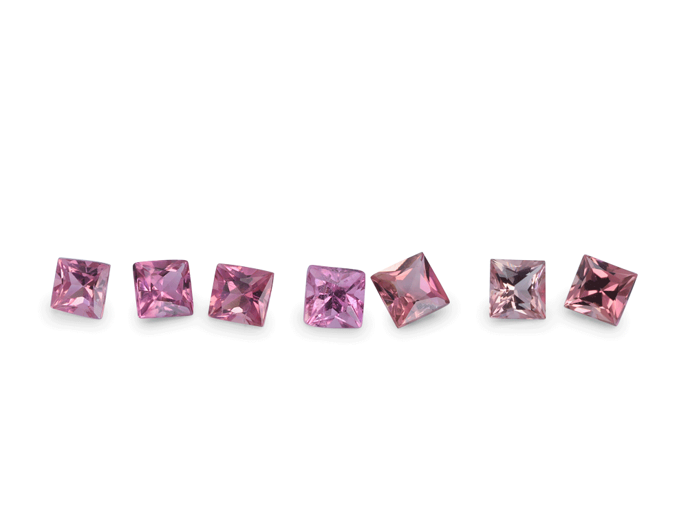 [UPQP0200] Pink Tourmaline 2.00mm Princess Cut