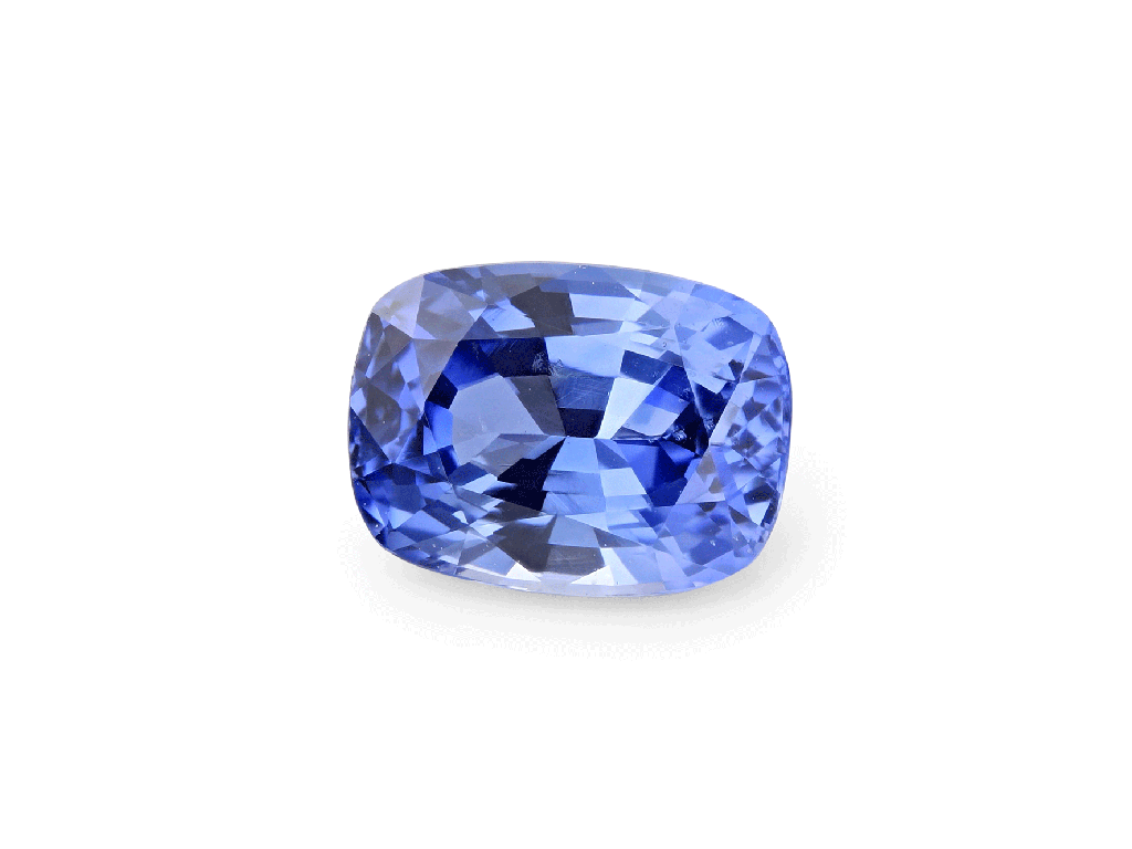 Ceylon Sapphire 7.1x5.3mm Cushion Light Blue