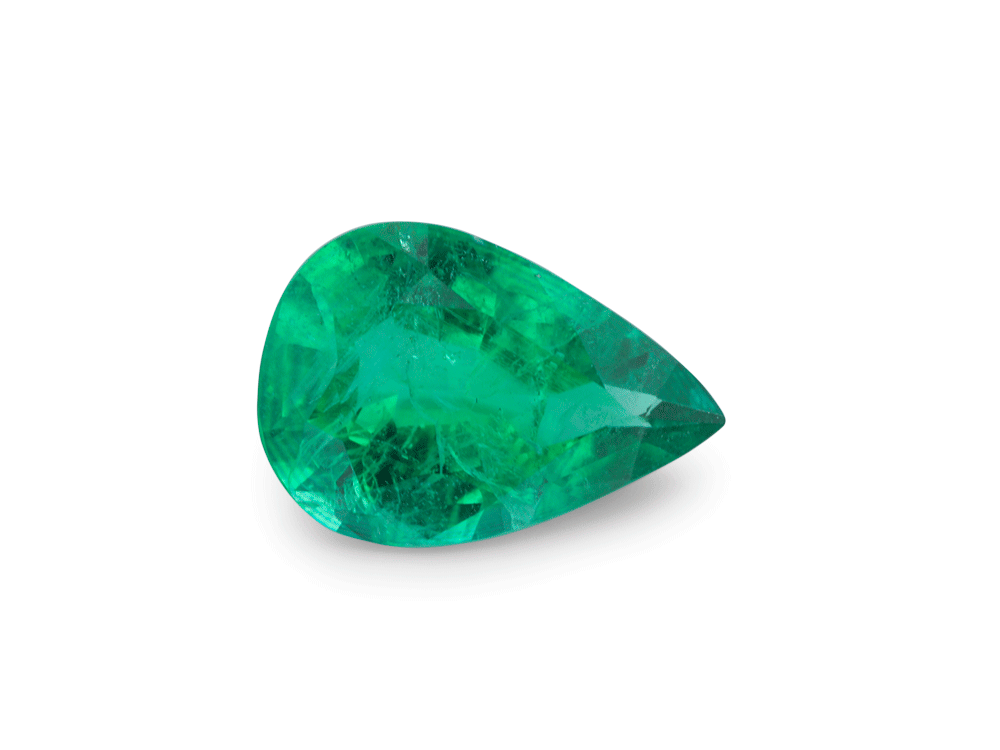 Zambian Emerald 6.75x4.7mm Pear Shape