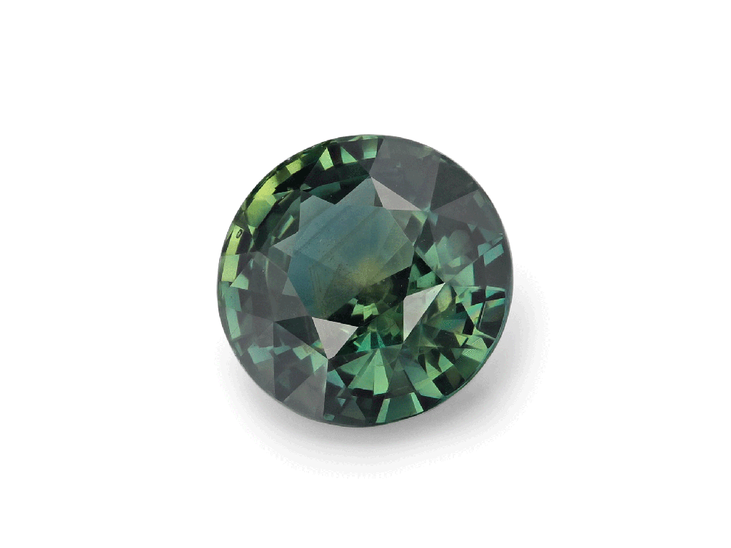 African Sapphire 8.32mm Round Teal