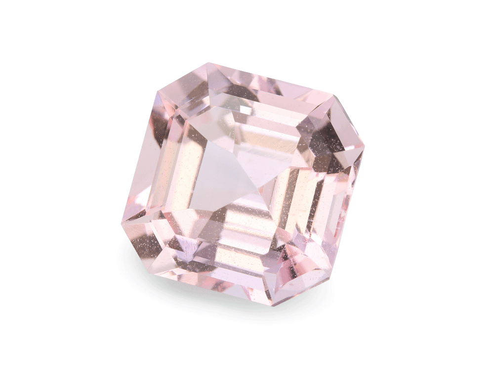 Morganite 8.50mm Square Emerald Cut Pink