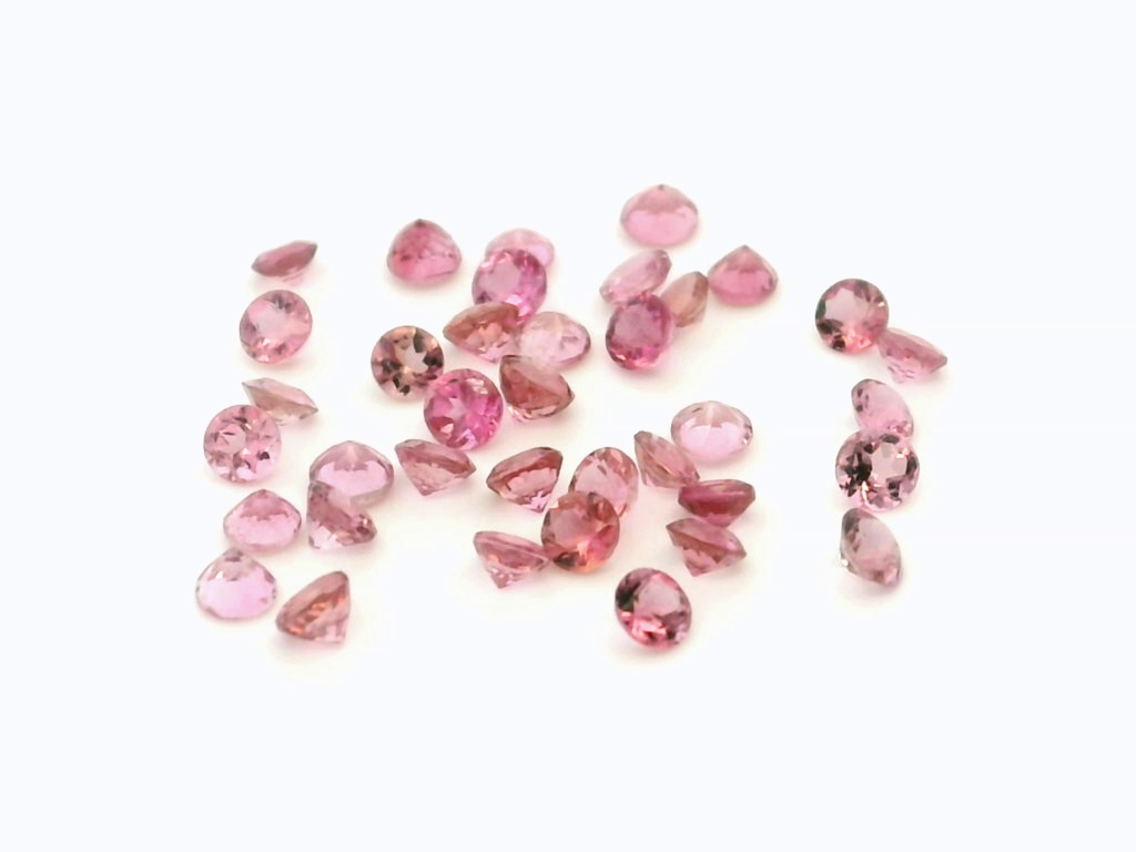 Pink Tourmaline 2.50mm Round