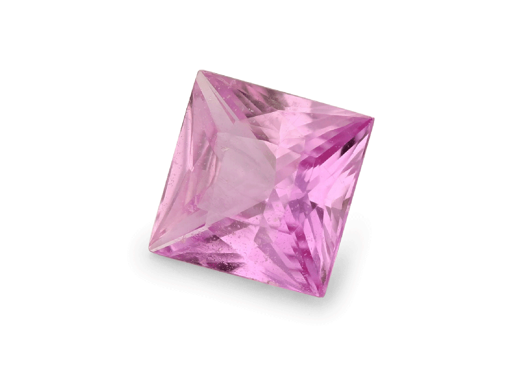 Pink Sapphire 4.9mm Princess Cut