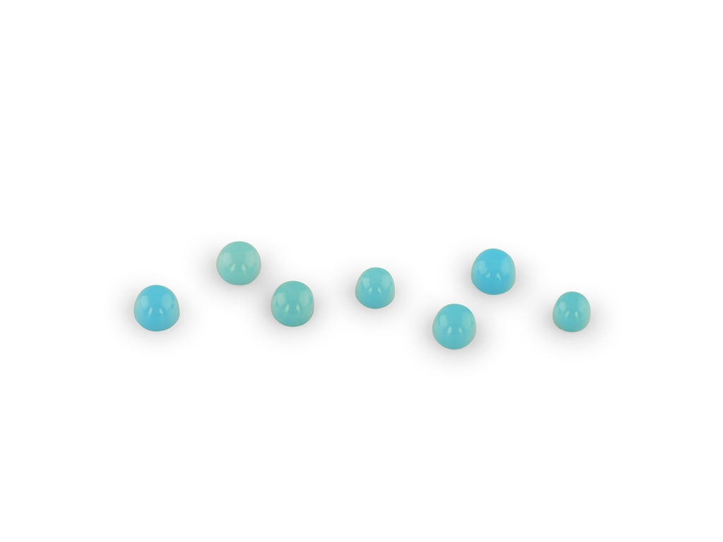Turquoise Sleeping Beauty 1.5mm Round Cabochon