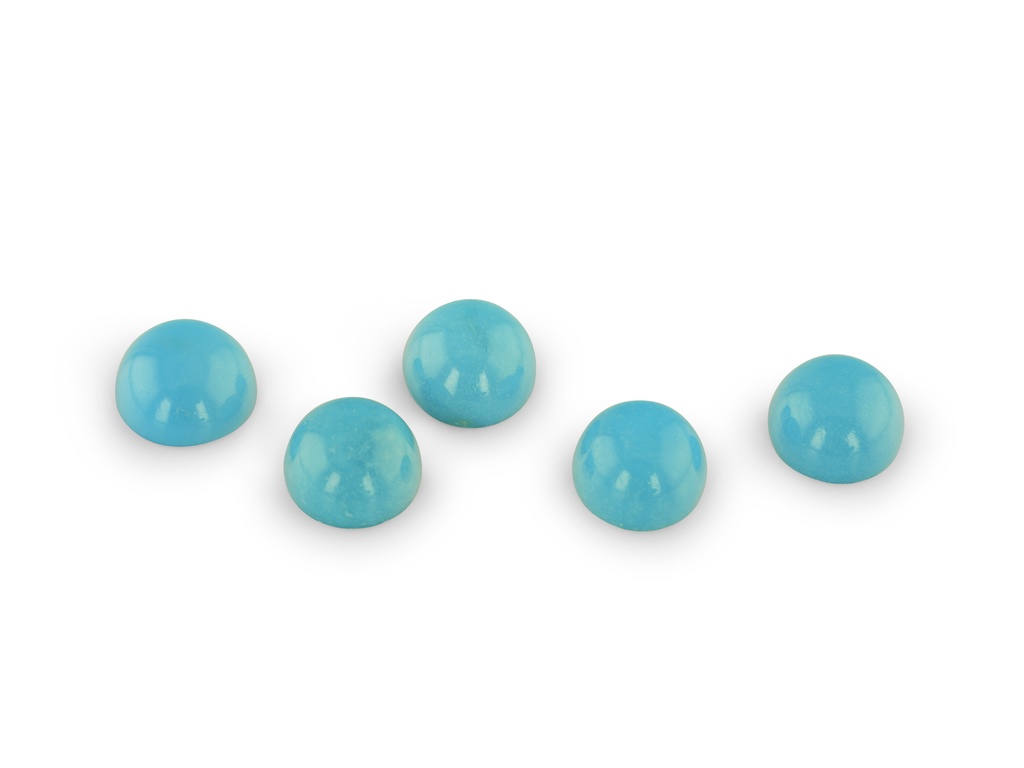 Turquoise Sleeping Beauty 3.5mm Round Cabochon