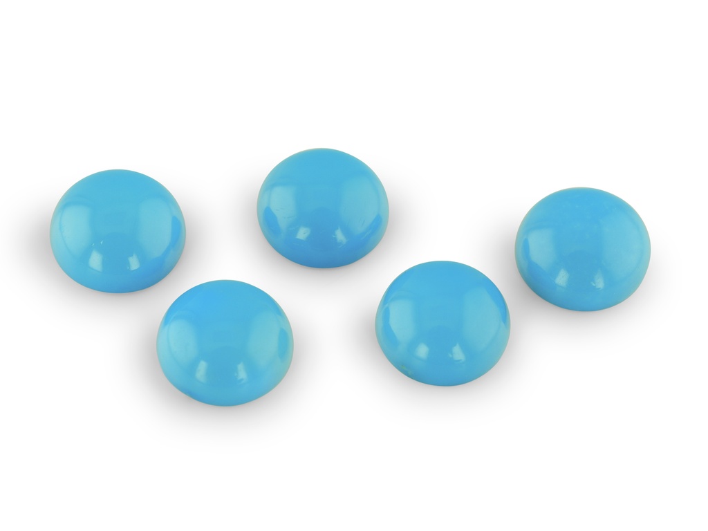 Turquoise Sleeping Beauty 5mm Round Cabochon
