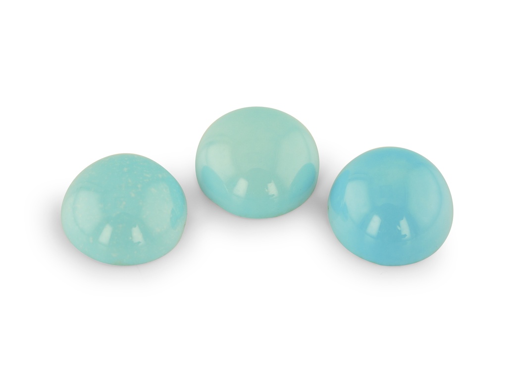 Turquoise Sleeping Beauty 6.5mm Round Cabochon