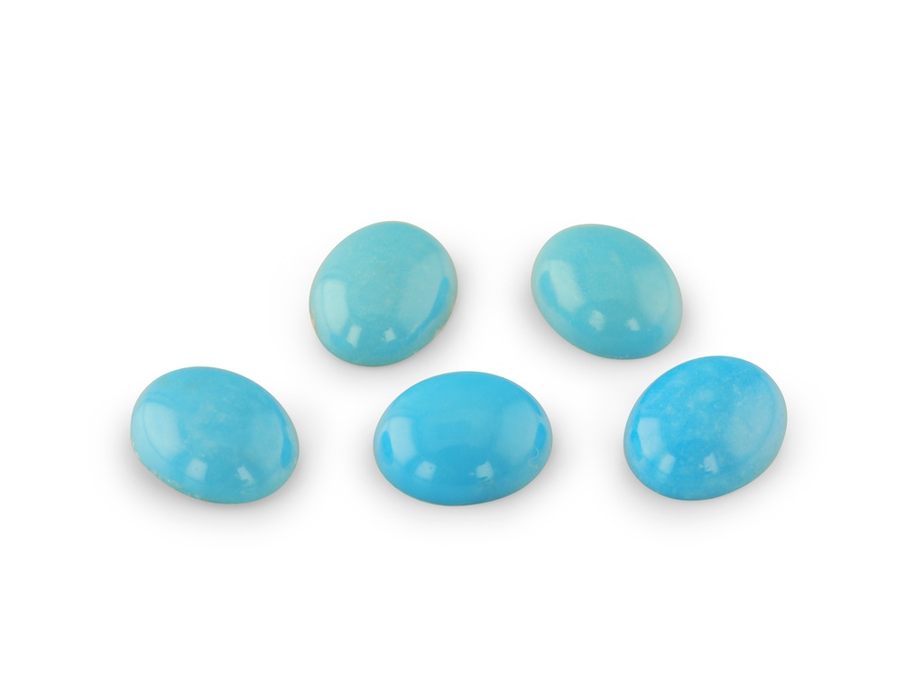 Turquoise Sleeping Beauty 5x4mm Oval Cabochon