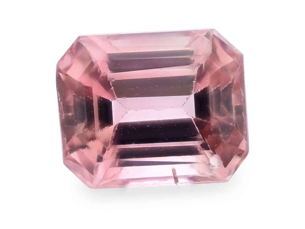 Bi-Colour Pink Tourmaline 6.3x 5mm Emerald Cut