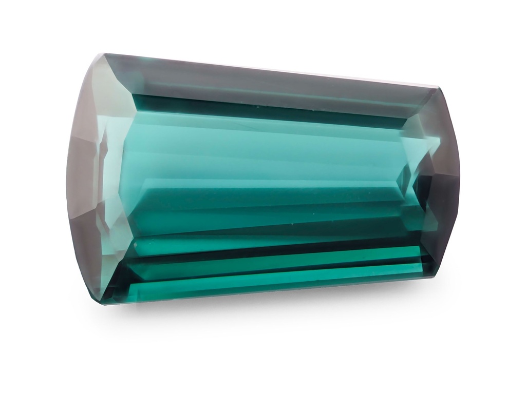 Tourmaline 10.6x6.8mm Fancy Tapered Baguette Teal