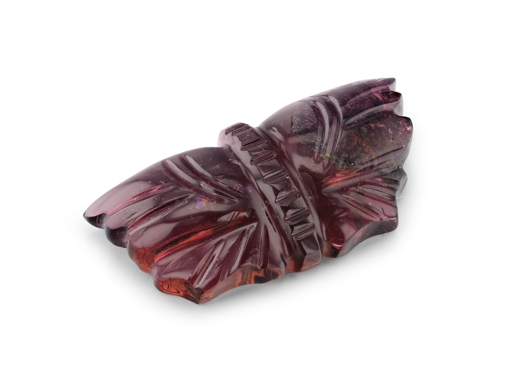 [UPZQ1705X1] Pink Tourmaline Butterfly 8.4x 17.1mm Carving