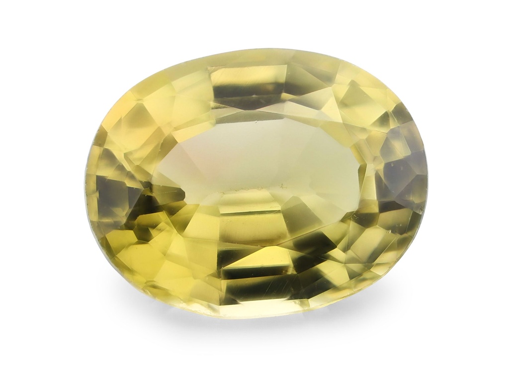 Yellow/Green Tourmaline 7.05x5.5mm Oval