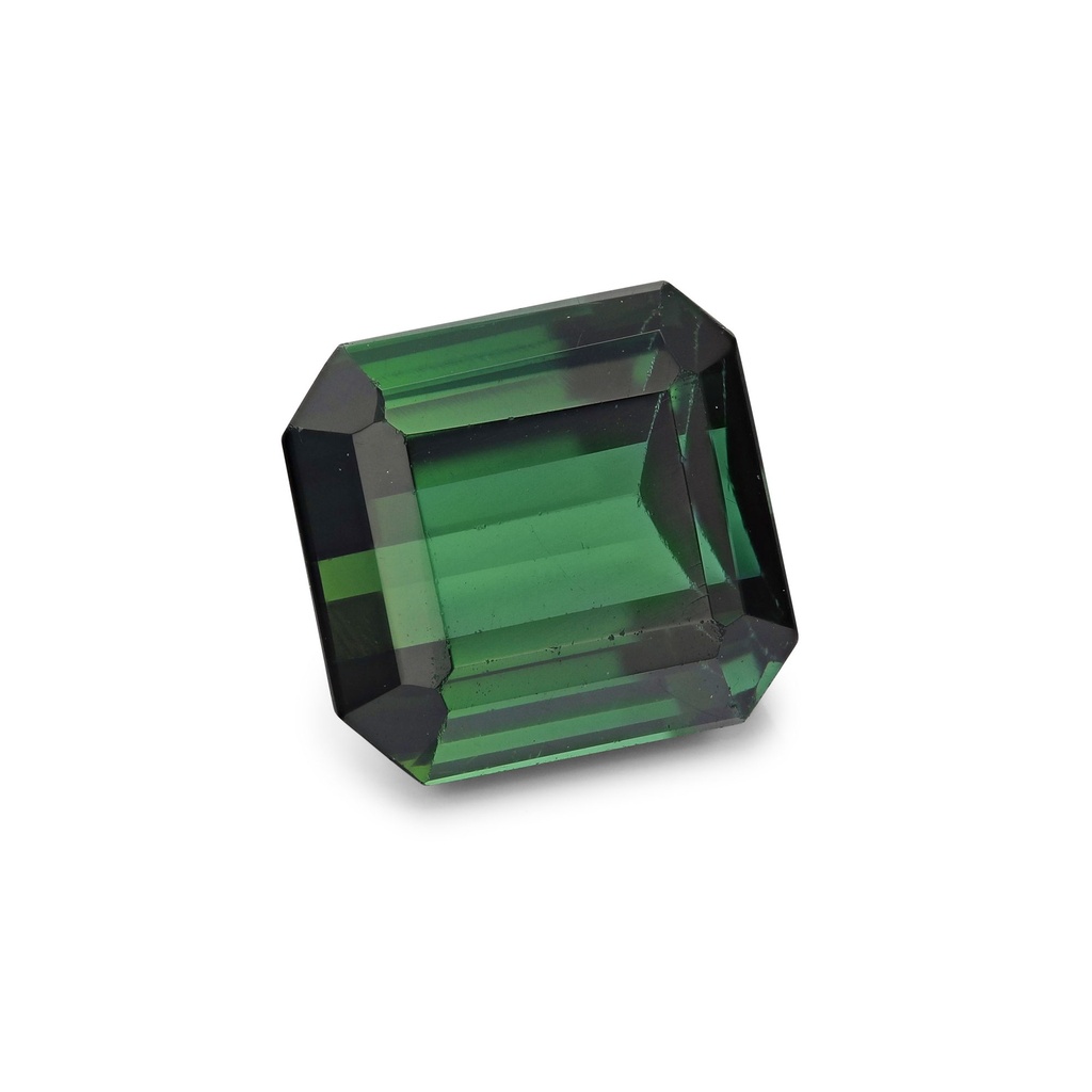 Tourmaline 7.95x7.5mm Emerald Cut Green