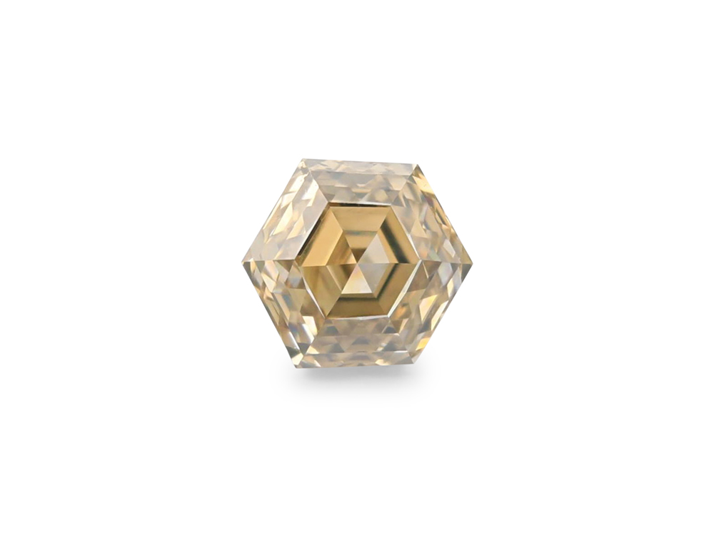 Champagne Diamond 3.60mm Hexagon