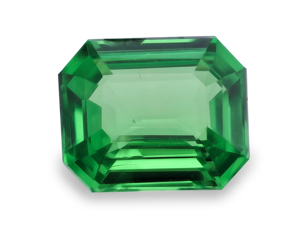 Tsavorite Garnet 7.1x5.4mm Emerald Cut