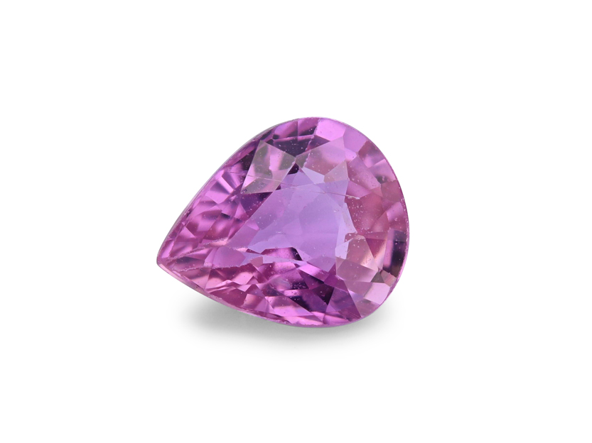 Pink Sapphire 6.15x5.1mm Pear Shape