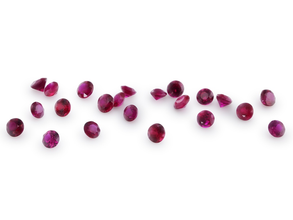 Ruby 1.75mm Round Red