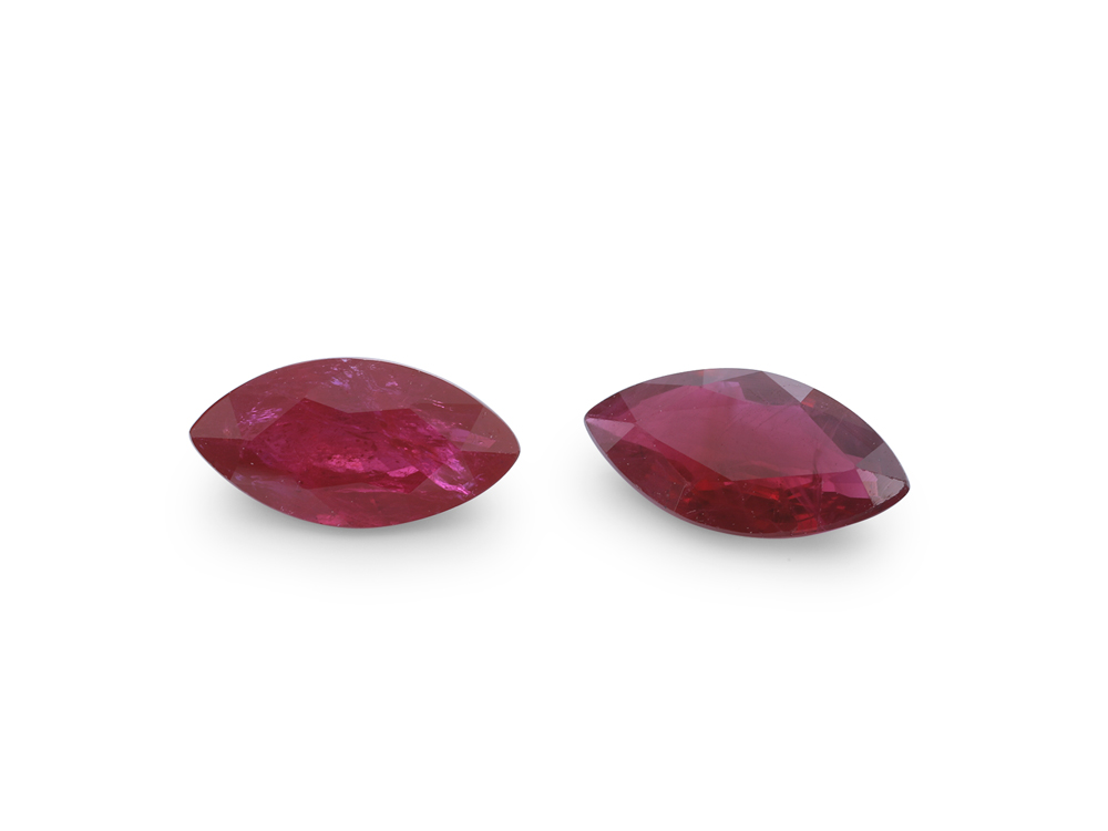 Ruby Mid Red 7x3.5mm Marquise