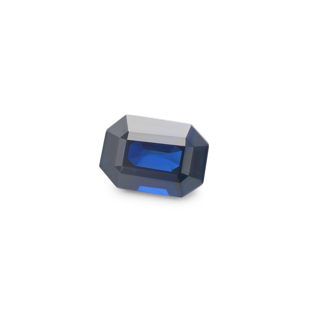 Australian Sapphire 6.9x4.9mm Emerald Cut Blue
