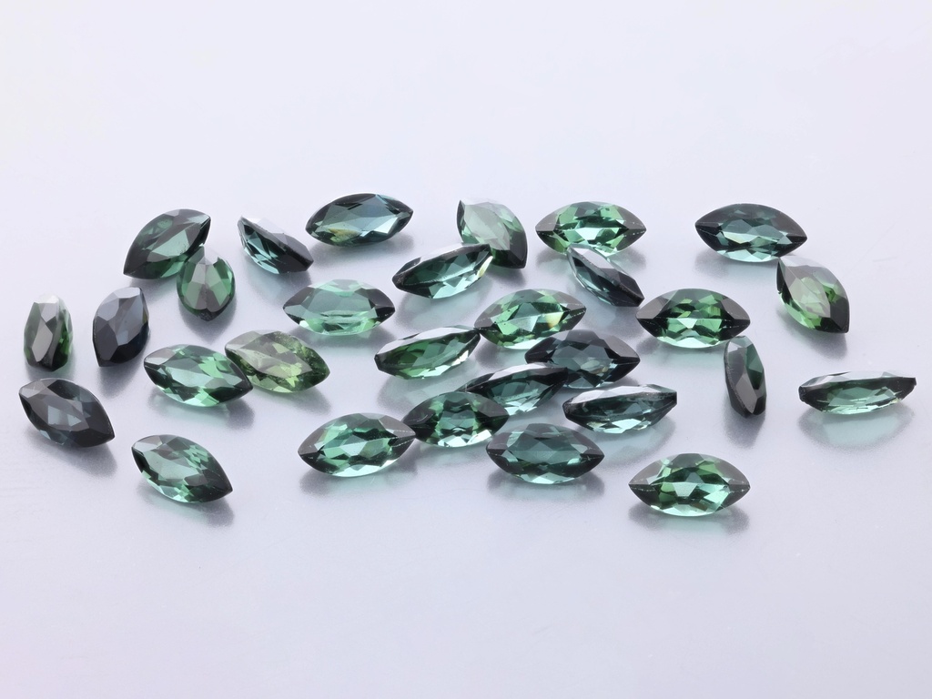 [UGMB0502A] Green Tourmaline 5x2.5mm Marquise