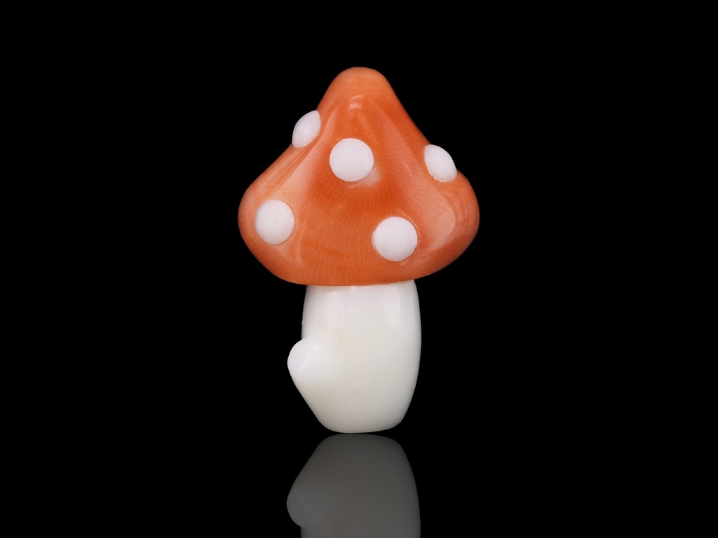 Momo Coral 25x15mm Mushroom