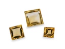 Citrine 5.00mm Square Buff Top