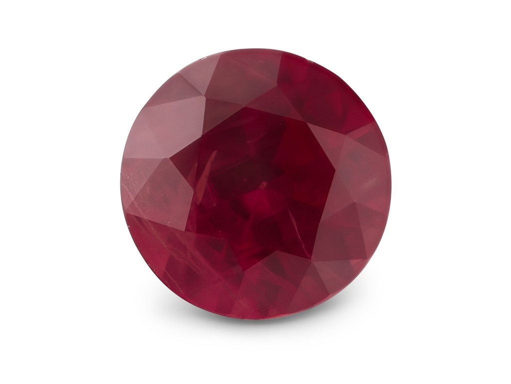 Ruby 5mm Round Bright Red