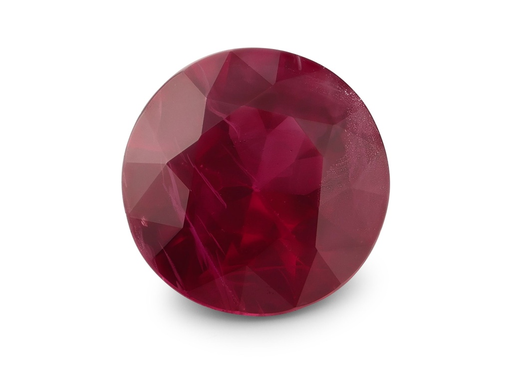 Ruby 4.9mm Round Bright Red