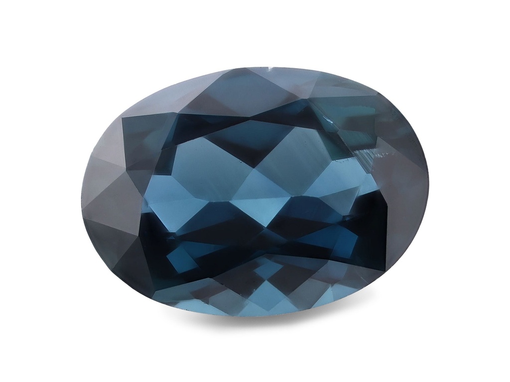 Australian Sapphire 7.65x5mm Oval Fine Steel Blue