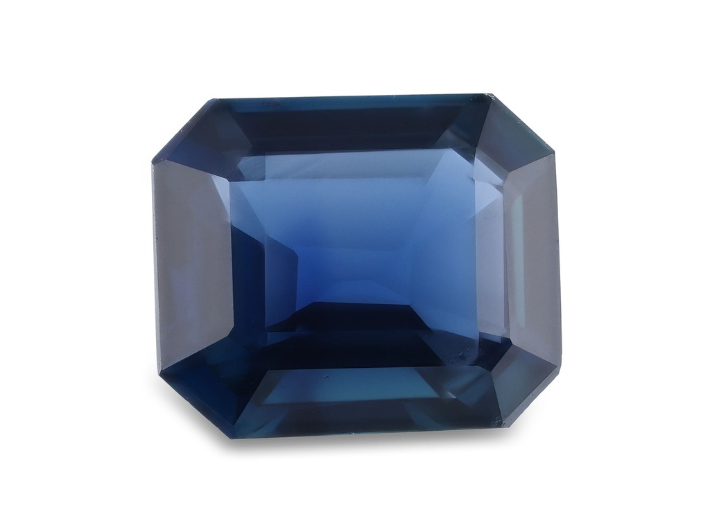 Australian Sapphire 6.1x5.15mm Emerald Cut Bright Royal Blue