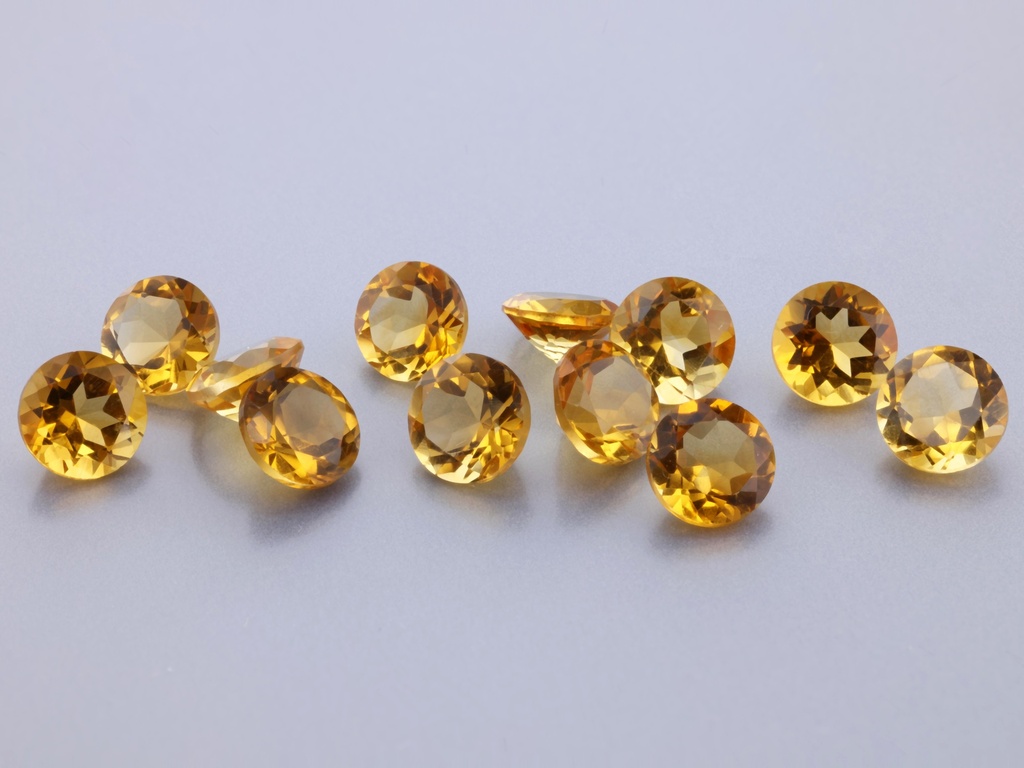 Citrine 5.00mm Round