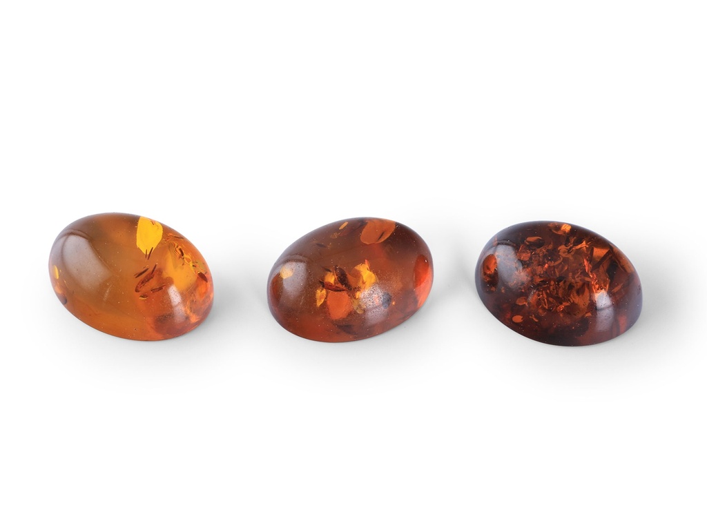 Amber 7x5mm Oval Cabochon 