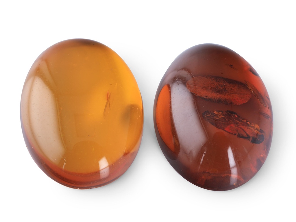 Amber 16x12mm Oval Cabochon 