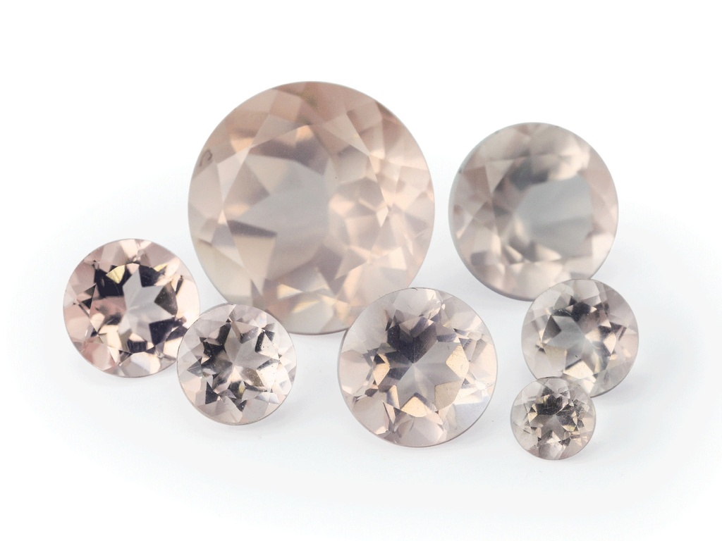 Rose Quartz 6.00mm Round Light